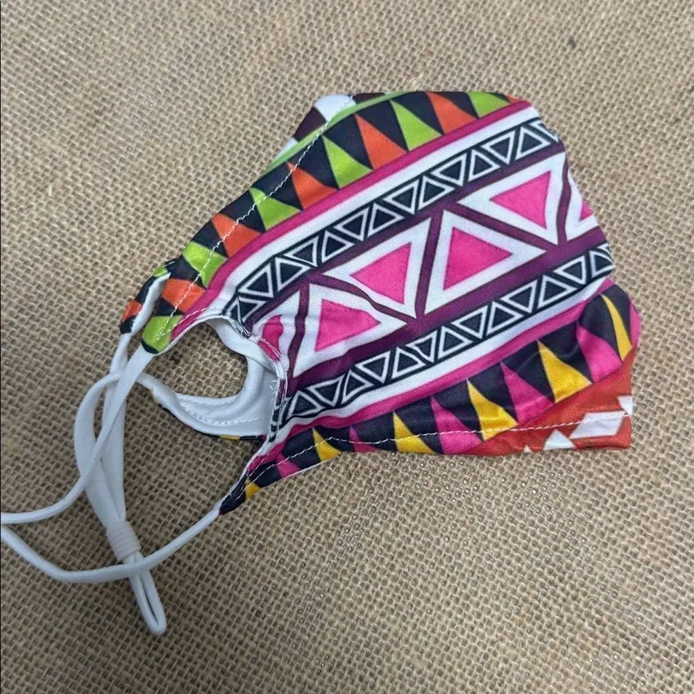 Print Face Mask BRAND NEW - Filter Adjustable Ear Straps Colorful Design